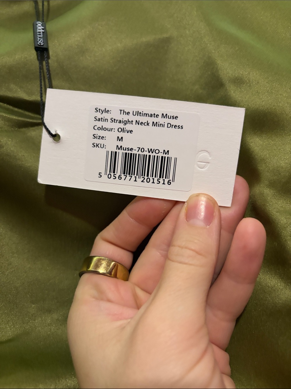 Odd Muse London Olive Green Mini - Picture 6 of 6